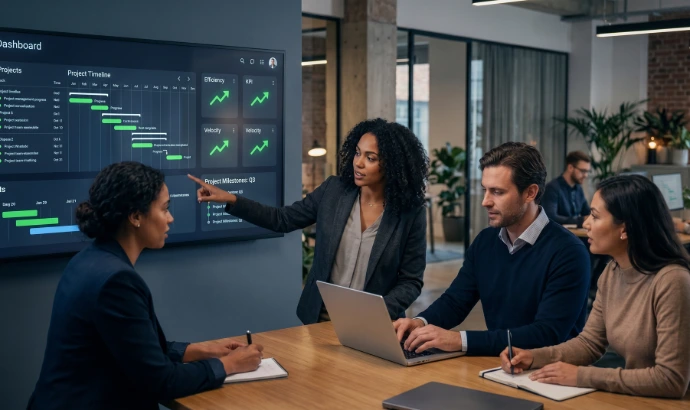 Business analytics dashboard